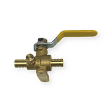 1/2″ PEX Drop Ear Ball Valve With Drain (Lead-Free)