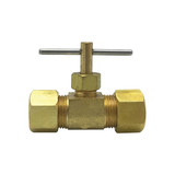 1/4″ OD Straight Needle Valve (Lead-Free)