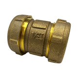 1 1/2″ Short Brass Compression Coupling (Lead-Free)