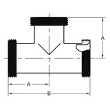 Threaded Ends Equal Tee (7)