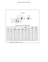 Stainless Steel Street 90° Elbows MSS SP114 Dimensions