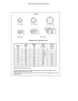 Stainless Steel Hex Head Plug MSS SP114 Dimensions
