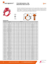 7722 Mechanical Tee Grooved-End Outlet Data Sheet