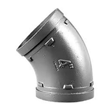 Shurjoint Galvanized Grooved Galvanized 45 Degree Elbow