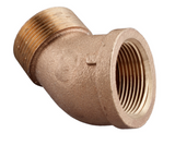 125# Lead Free Brass Street 45 Degree Elbow