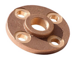 150# Leaded Domestic Brass Threaded Companion Flange