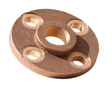150# Leaded Import Brass Threaded Companion Flange