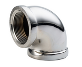 Leaded Import Chrome Plated 90° Elbow