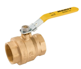 Brass 2-PC 600# NPT Full Port Ball Valve - Leaded