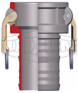 Dixon Cam & Groove Type C Coupler x Hose Shank - 150-C-AL