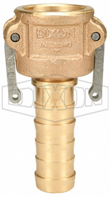 Dixon Cam & Groove Type C Coupler x Hose Shank - 100-C-BR