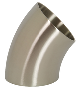 Sanitary 45 Buttweld Short Elbow