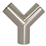 Sanitary True "Y" Buttweld