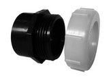 ABS DWV Trap Adapter W/ Plastic Nut & Washer (HUB x SJ)