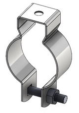 Empire Series 8575 Conduit Clamp with Bolt and Nut