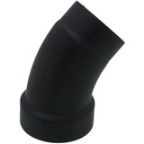 ABS DWV 45 Street Elbow (HUB x SPG)