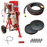 1.0 Cu. Ft. Blast Pot, Hose & Nozzle Package