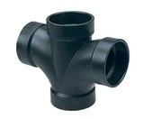 ABS DWV Double Sanitary Tee (ALL HUB)