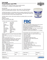 Tuf-Glide thread sealant with PTFE