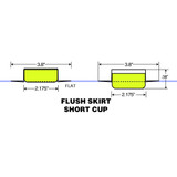 Escutcheon Pendant 2pc Set Short Cup &  Flush Skirt CP