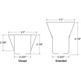 Escutcheon 2PC Extended
