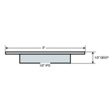 Escutcheon Aluminum 1 Piece - Replacement