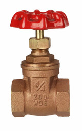 Brass Gate Valve  3/4" NPT thread 200#