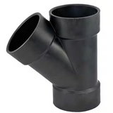 ABS DWV 45 Wye (HUB x HUB x HUB)