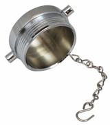 FDC Plug  &  Chain 2-1/2" NST Alum Brass