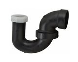 ABS DWV LA Pattern P-Trap W/ Union J& Plastic Nut (HUB x SJ)