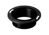 ABS DWV Closet Flange W/ Adjustable Plastic Ring (HUB)