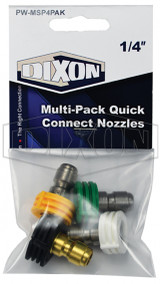 PW-MSP4PAK - Multi-Pack Quick Connect Nozzles - Retail Packaged