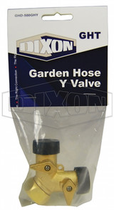 GHD-500GHY - Garden Hose Y Valve - Retail Packaged
