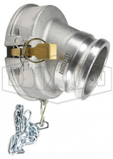4540G - 4" Aluminum Drop Adapter x 4" API Coupler Aluminum
