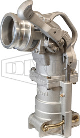 6600LA - Shut Off Elbow, 4" Adapter Inlet Left Hand with Flapper