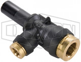 31835600DOT - Legris D.O.T. Push-In Plug In Run Tee
