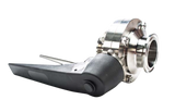 Multi Position Plastic Handle Sanitary Butterfly Valve