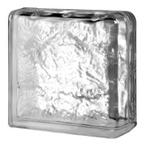 Glass Block 4" Premiere™ Series Cortina Double End Block 8x8x4