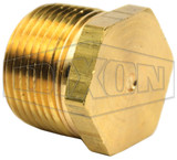 1631200CLF - NPTF Lead-Free Brass Hex Head Plug