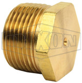 1631600CLF - NPTF Lead-Free Brass Hex Head Plug