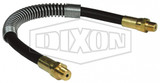 GWH1200S - Grease Whip Hose Assembly with Strain Relief Spring