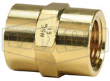 3710808CLF - Female NPTF Hex Coupling