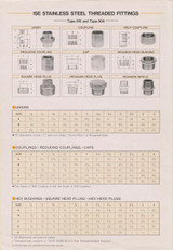 Merit Brass Stainless Steel Barstock Fitting Dimensions