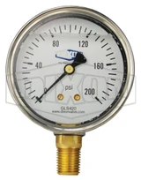 Stainless Steel Case Liquid Filled Gauge
