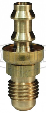 2821217CBC - Male 45° SAE Swivel x Push-on Hose Barb