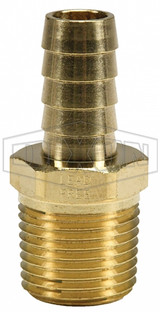 1020804CLF - Male NPTF Lead-free Brass Hose Barb