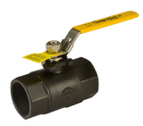 Carbon Steel Std Port 2PC Threaded Ball Valve