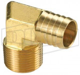 1291008C - Male NPTF x Hose Barb 90° Elbow