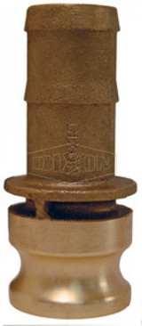 75-E-BR - Dixon Cam & Groove Type E Adapter x Hose Shank