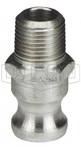 50-F-AL - Dixon Cam & Groove Type F Adapter x Male NPT